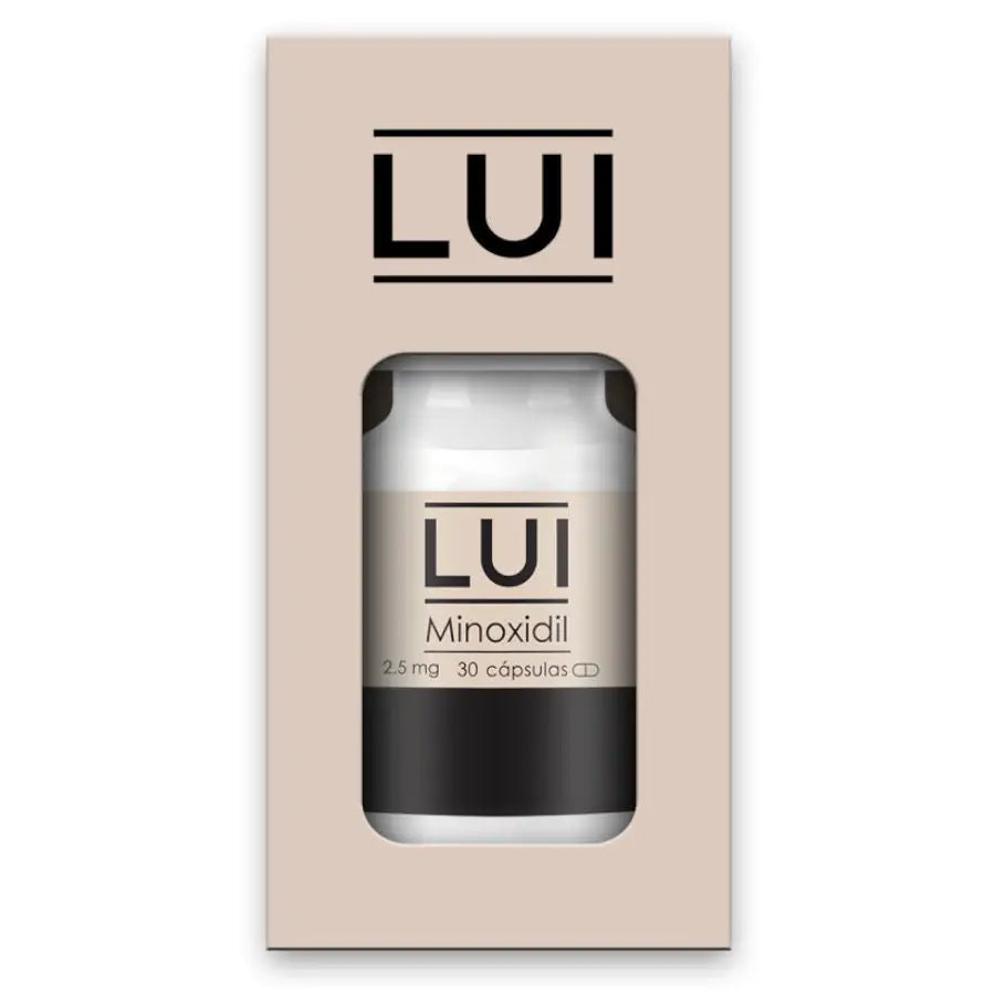 Minoxidil Oral 2.5mg - 30 cápsulas - Productos para la Caída del Cabello | LUI Salud Integral