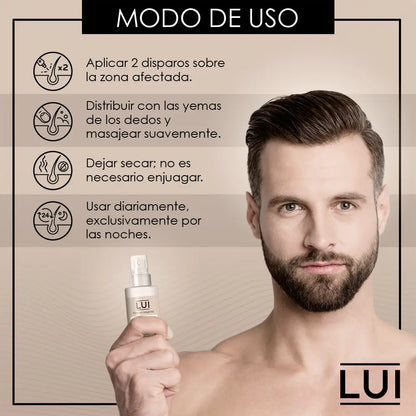 Loción Maxi Grow - Tónico capilar anticaída con Minoxidil y Vitamina E - REPOBLAR ENTRADAS + CORONILLA