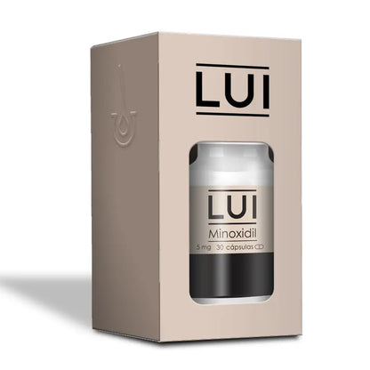 Minoxidil Oral 5mg - 30 cápsulas - Productos para la Caída del Cabello | LUI Salud Integral